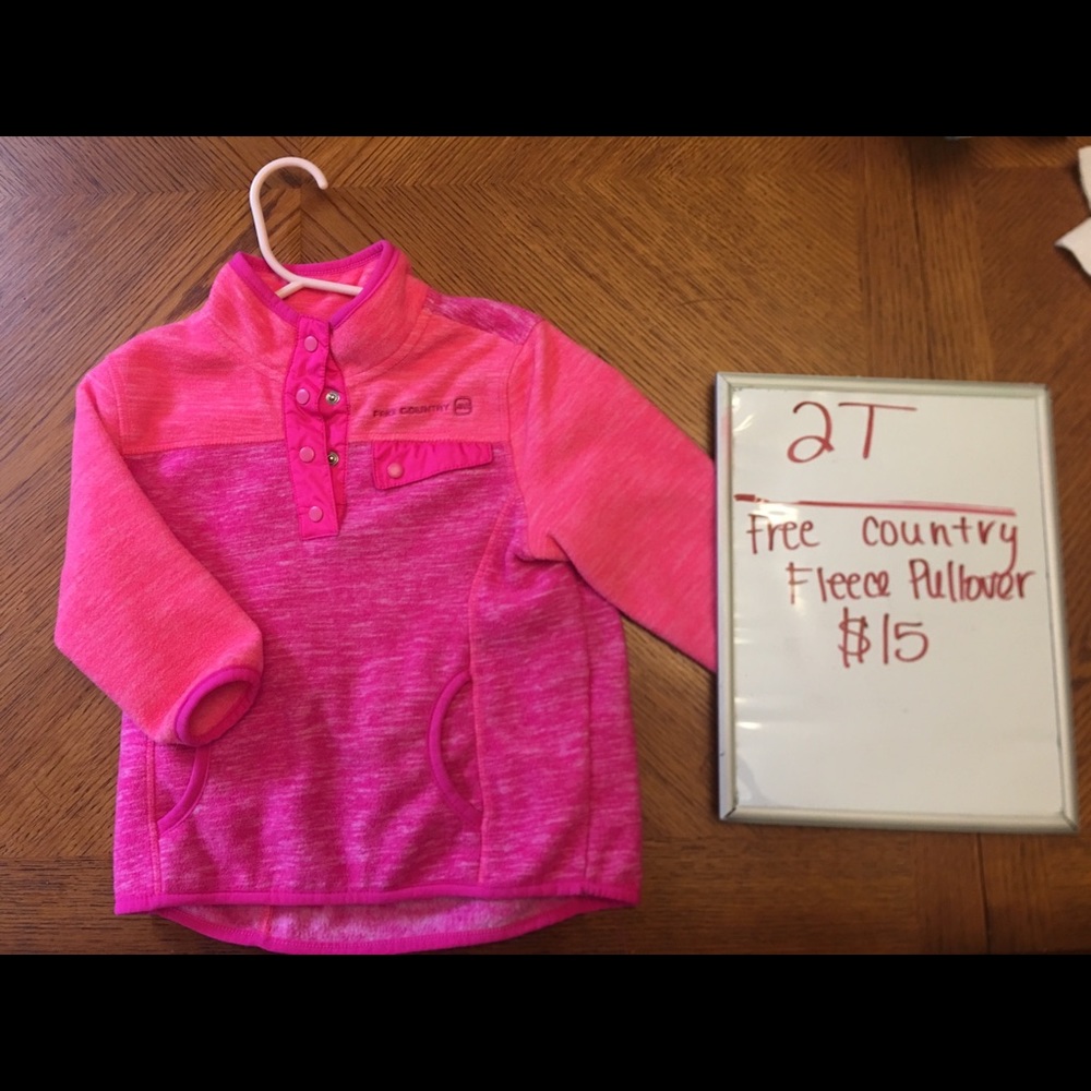 Free country fleece pullover